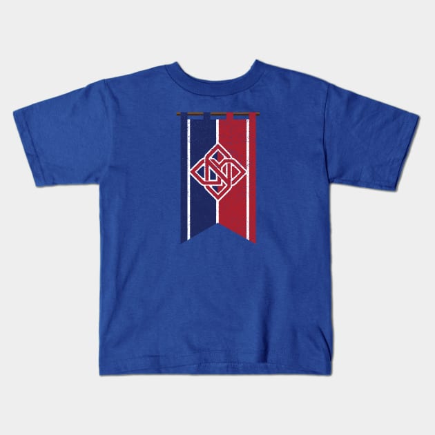 House of New York (NYG) Banner Kids T-Shirt by SteveOdesignz